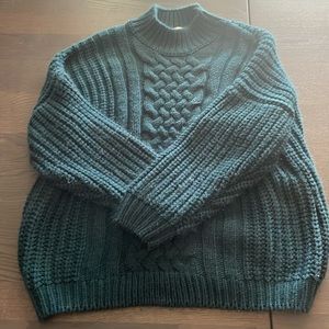 Blue over-sized sweater